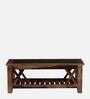 Lagos Sheesham Wood Coffee Table In Scratch Resistant Provincial Teak Finish With Glass Top