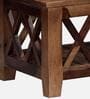 Lagos Sheesham Wood Coffee Table In Scratch Resistant Provincial Teak Finish With Glass Top