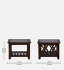 Lagos Z Sheesham Wood M Coffee Table In Scratch Resistant Provincial Teak Finish With Glass Top