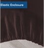 Laika (75X72) Terry Cotton King Size Mattress Protector in Brown Colour