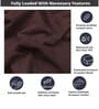 Laika (75X72) Terry Cotton King Size Mattress Protector in Brown Colour