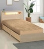 Laika (75X42) Terry Cotton Queen Size Mattress Protector in Beige Colour