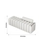Lair Boucle 3 Seater Sofa In White Colour