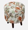 Lajuana Fabric Seating Stool In Multicolor