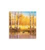 Lakeside Harmony Glass Finish Square Wall Art
