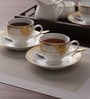 Lakline Porcelain 180 ML Cups & Saucers set