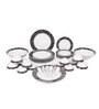 White Porcelain 33-Piece Dinner Set