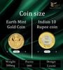 Lakshmi 24KT (999) Lightweight Gold Coin 0.5g