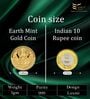Lakshmi 24KT (999) Lightweight Gold Coin 1g