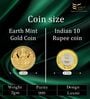 Lakshmi 24KT (999) Lightweight Gold Coin 2g