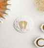 Brass Marble Lakshmi Footprint