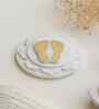 Brass Marble Lakshmi Footprint
