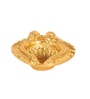 Lakshmi Ganesh Gold Aluminium Diya