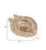 Lakshmi Ganesh Silver Aluminium Diya