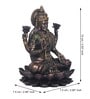 Lakshmi Gold Polyresin Idol