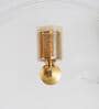 Lambeth Metal & Glass Wall Light (Amber)