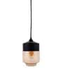Lamington Black Glass Hanging Light