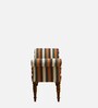 Lamington Upholstered Recamier in Provincial Teak Finish