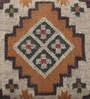 Lamington Upholstered Recamier in Provincial Teak Finish