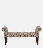 Lamington Sheesham Wood Recamier In Honey Oak Finish