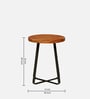 Lammi Solid Wood End Table