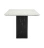 Lamoda Stone 6 Seater Dining Table In White Colour