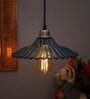 Lampost Blue Glass Hanging Light