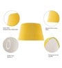 Lampost Yellow Velvet Solid Lampshade