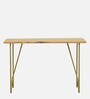 Lana Solid Wood Study Table In Natural Finish