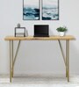 Lana Solid Wood Study Table In Natural Finish