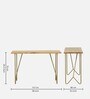 Lana Solid Wood Study Table In Natural Finish