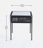 Lanai Steel & Braided Rope Table And Chair Sets In Black Grey Finish