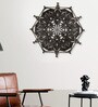 Land Of Lotus Pinewood Wall Mural In Black