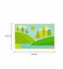 Green Character Cotton 36 x 60 Inches Kids Floor Mat