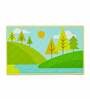Green Character Cotton 36 x 60 Inches Kids Floor Mat