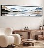 Landscape White Moutain & Lake View Canvas Art Print
