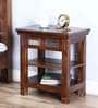 Lanford Solid Wood Bed Side Table in Provincial Teak Finish