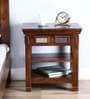 Lanford Solid Wood Bed Side Table in Provincial Teak Finish