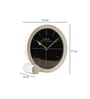 Langston Table Clock In White