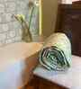 Lantana Green 100% Cotton Floral 250 GSM Double Bed AC Comforter