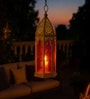 Golden Decorative Metal Lantern