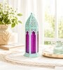 Grey Metal Moroccan Lantern Set Of 2
