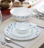 Diva Juniper Blue Opalware Dinner Set