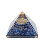 Lapis Lazuli Orgone Pyramid Prism Stone Table Accent