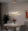Lara 85W | 57 Cm |Height Adjustable | 3 Light Mode | Modern LED Ceiling Chandelier for Living Room, Dining, Bedroom, Hall, Kitchen, Office,Luxury Decorative Lighting