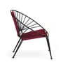 Lara Metal Cafe Chairs in Multicolour Colour