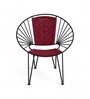 Lara Metal Cafe Chairs in Multicolour Colour
