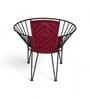 Lara Metal Cafe Chairs in Multicolour Colour