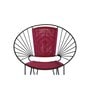 Lara Metal Cafe Chairs in Multicolour Colour