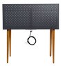 Lara Slate Writing Table in Grey & Slate Grey Colour